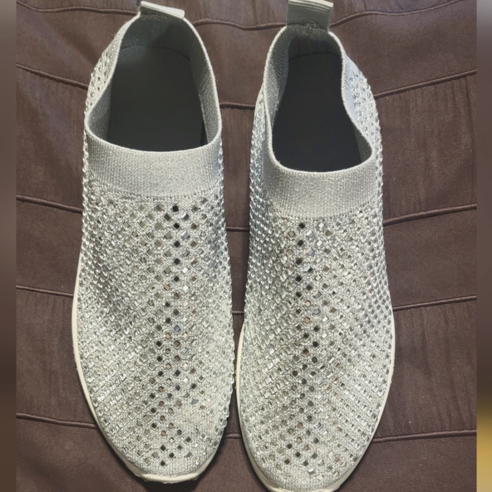 Size 8 , Rhinestone sneakers